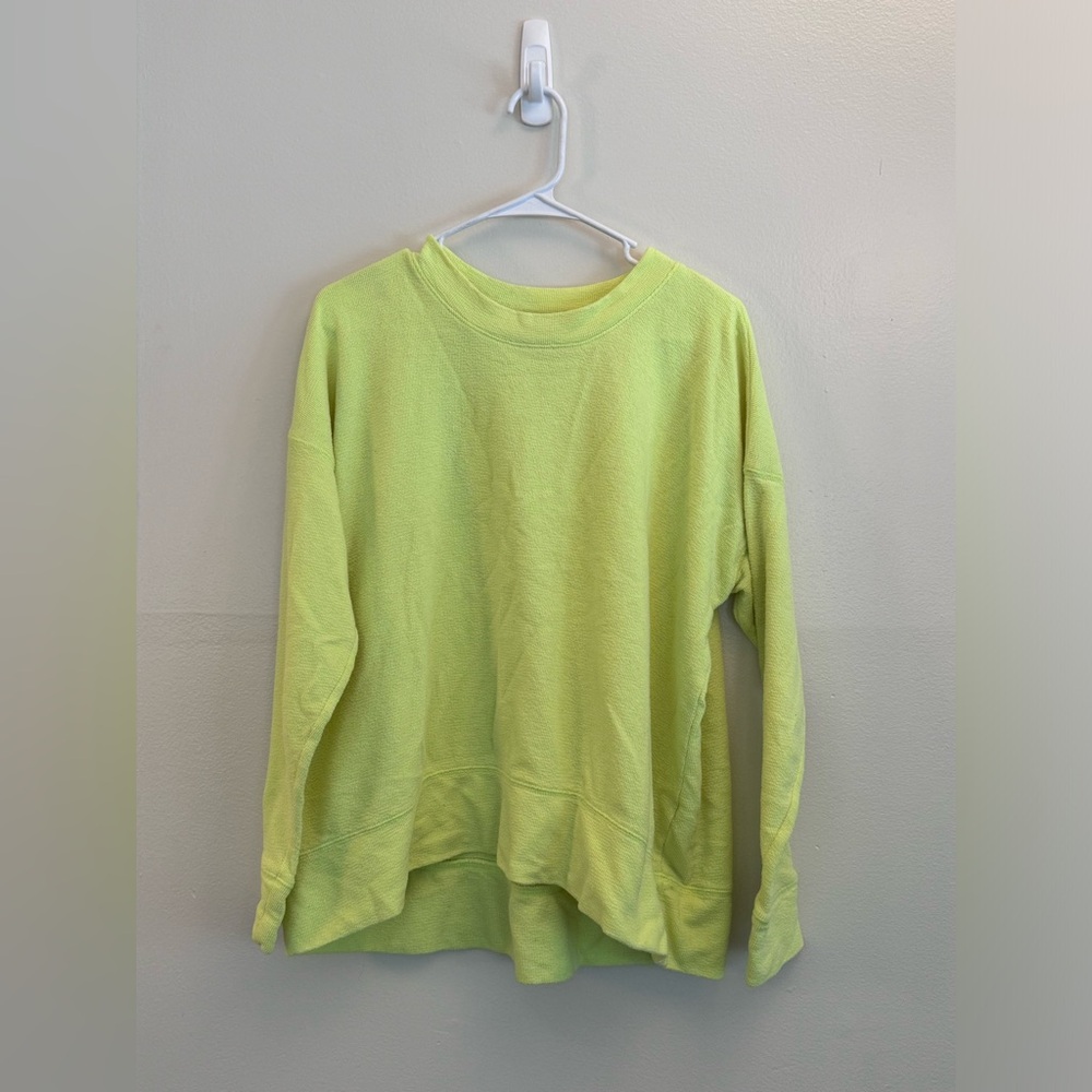 Aerie Neon Yellow Long Sleeve Top Size M